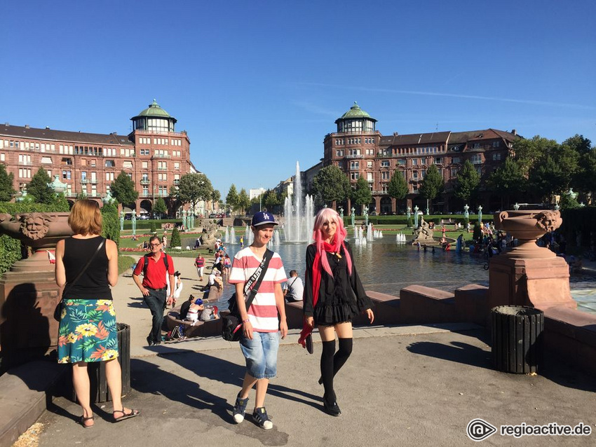 Impressionen von der Animagic 2018 rund um den Wasserturm Mannheim.