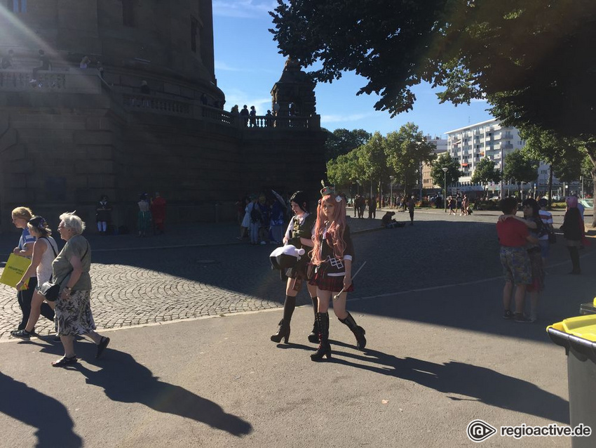 Impressionen von der Animagic 2018 rund um den Wasserturm Mannheim.