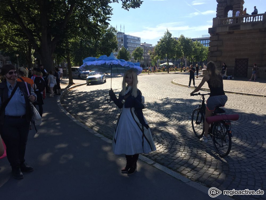 Impressionen von der Animagic 2018 rund um den Wasserturm Mannheim.