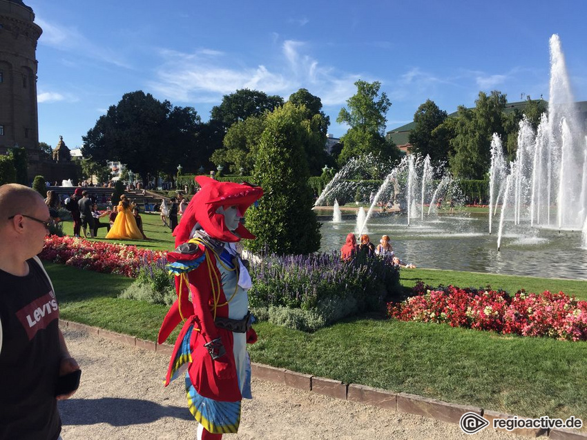 Impressionen von der Animagic 2018 rund um den Wasserturm Mannheim.