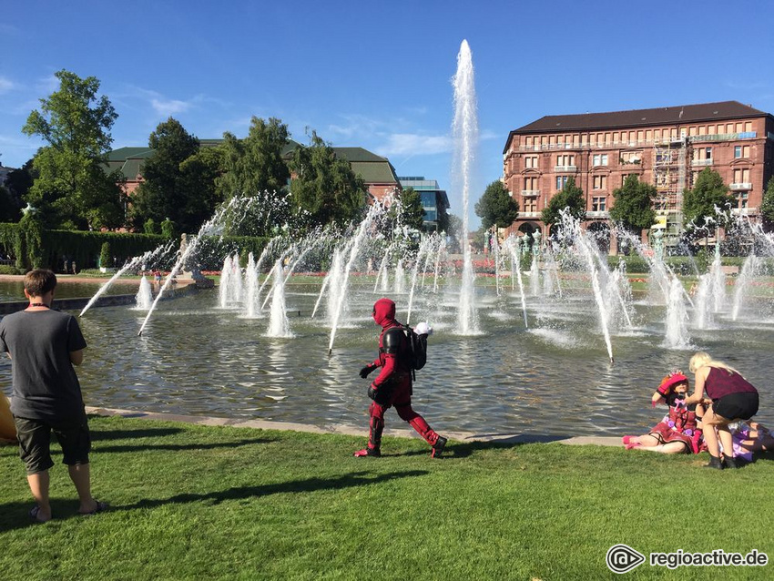 Impressionen von der Animagic 2018 rund um den Wasserturm Mannheim.