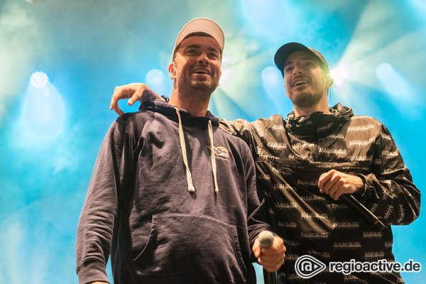 Gemeinsam gegen Rechts - Marteria & Casper: Live-Bilder der Rapper bei Jamel rockt den Förster 2018 