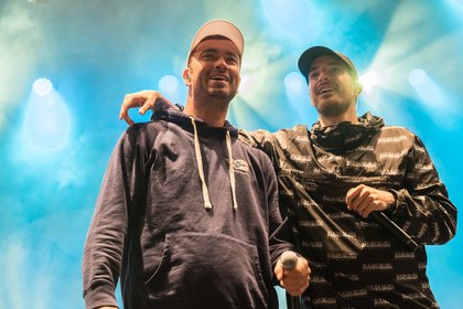 Gemeinsam gegen Rechts - Marteria & Casper: Live-Bilder der Rapper bei Jamel rockt den Förster 2018 