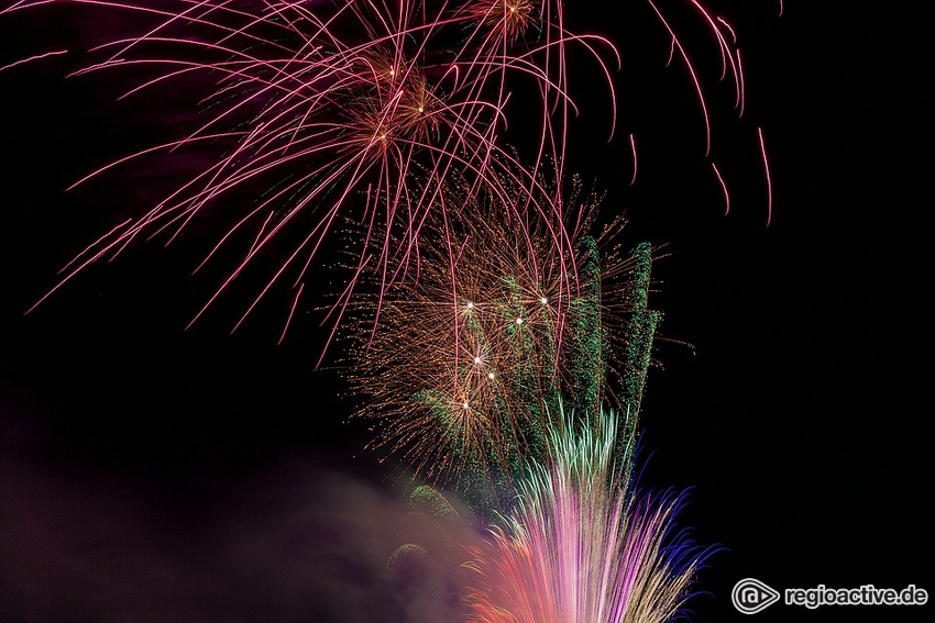 Großes Musikfeuerwerk beim Museumsuferfest Frankfurt 2018