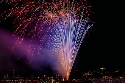 Bang boom bang - Imposant: Bilder des großen Feuerwerks beim Museumsuferfest in Frankfurt 2018 