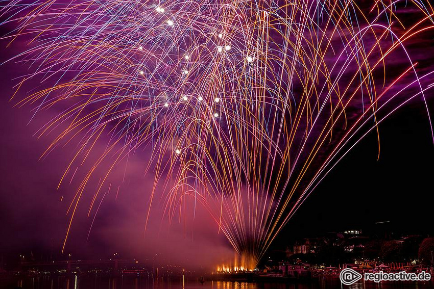 Großes Musikfeuerwerk beim Museumsuferfest Frankfurt 2018