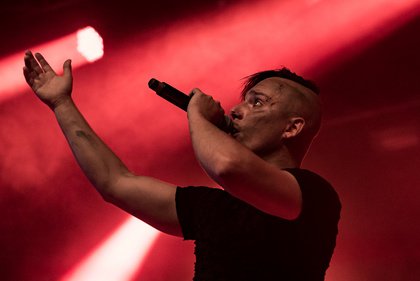 Vorsicht, Brandgefahr - Explosiv: Bilder von Schlagwetter live beim Black Castle Festival Mannheim 