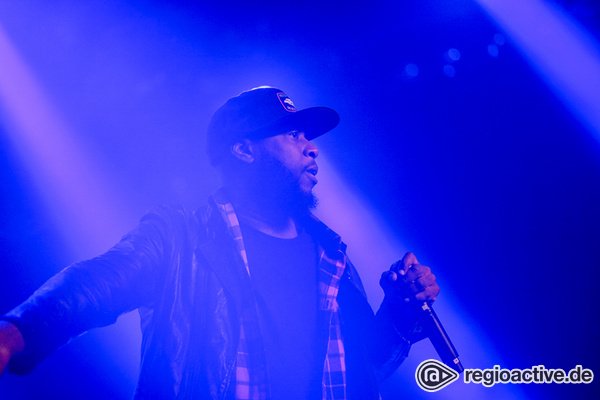 Sozialkritisch - Talib Kweli: Live-Bilder des Rappers in der Alten Feuerwache Mannheim 