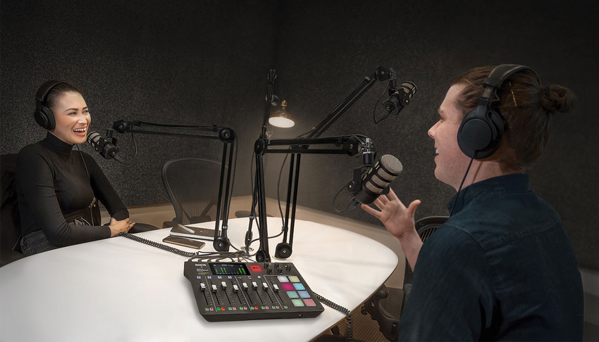 Die neue All-in-One-Produktionskonsole von RØDE erleichtert das Podcasting