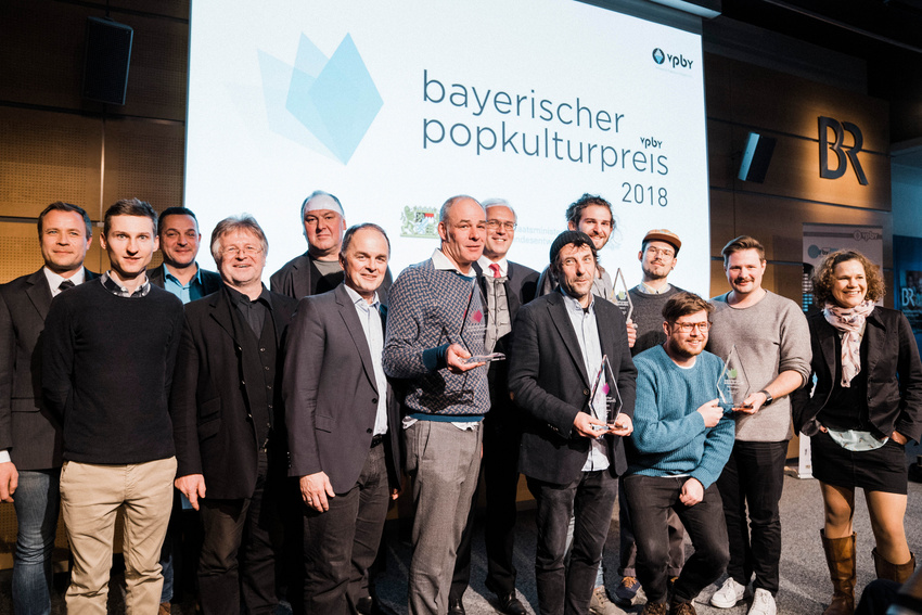 Bayerischer Popkulturpreis 2018 in München in vier Kategorien verliehen