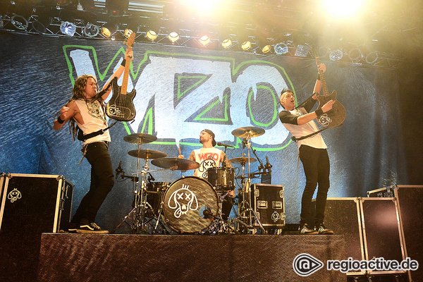 Voller Kraft - WIZO: Fotos der Punkband live in der halle02 in Heidelberg 