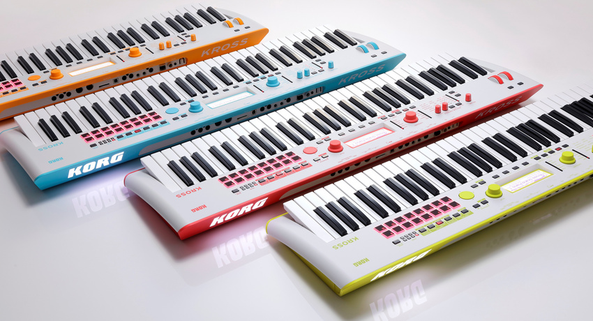 NAMM 2019: KORG Kross jetzt in vier neuen Neonfarben erhältlich