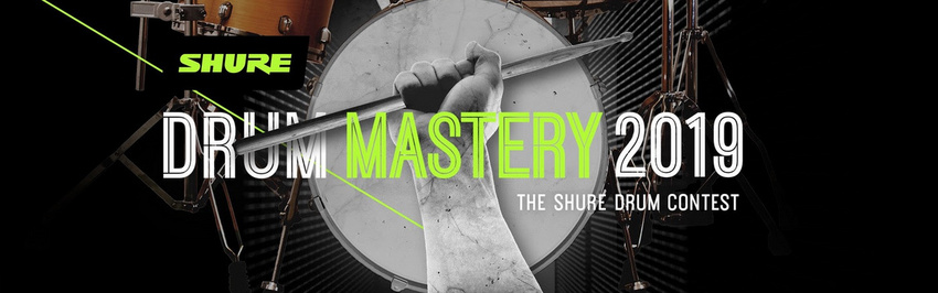 Shure startet "Drum Mastery 2019": London-Trip, Workshops und Shure-Equipment zu gewinnen!