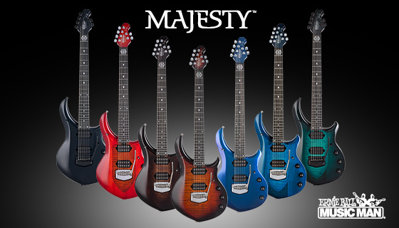 DieErnie Ball Music Man Majesty-Serie