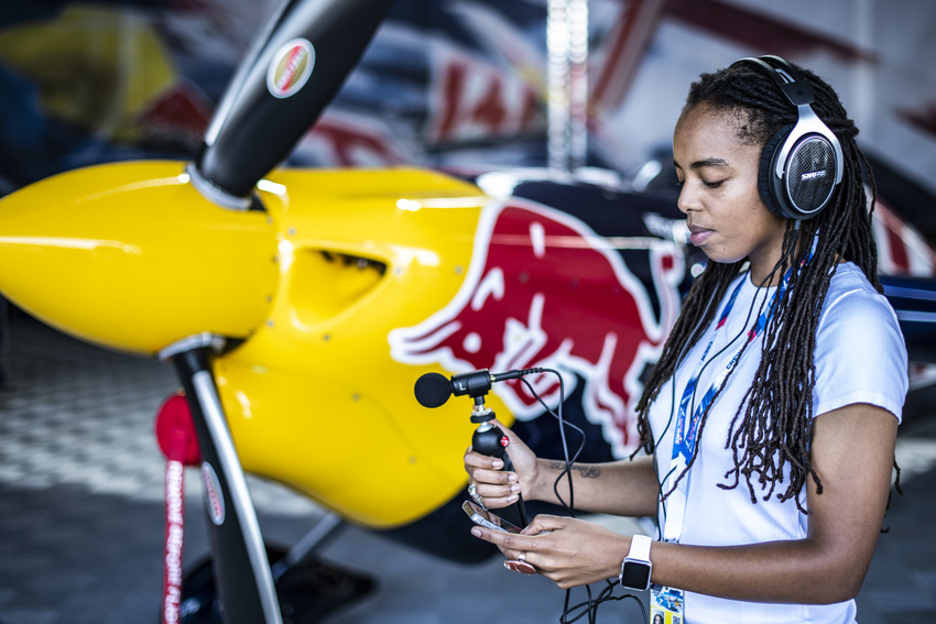 Das neue MV88+ Video Kit von Shure beim Air Race von Red Bull