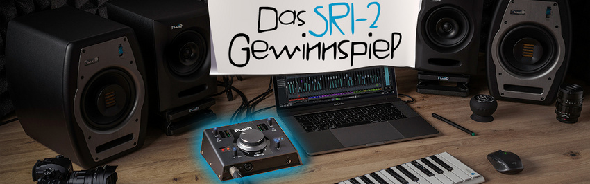 Gewinne eines von zwei SRI-2 Audio-Interfaces von Fluid Audio!