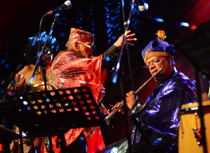 Zum 95. Geburstag Marshall Allens - Geburtstagsparty im Weltraum: Das Sun Ra Arkestra in der Alten Feuerwache Mannheim 