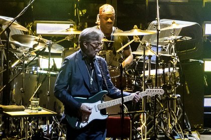 Er hat den Blues - Eric Clapton: Bilder der Gitarrenlegende live in der SAP Arena Mannheim 