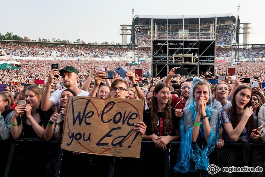 Impressionen Ed Sheeran auf dem Hockenheimring 2019