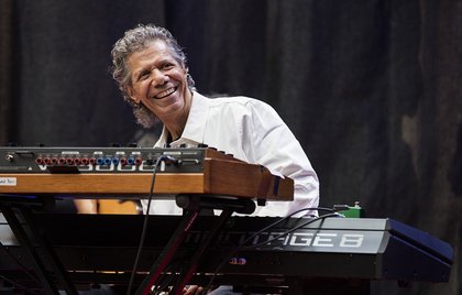 Mit spanischem Herz - Chick Corea: Bilder des Pianisten live bei den Jazzopen Stuttgart 