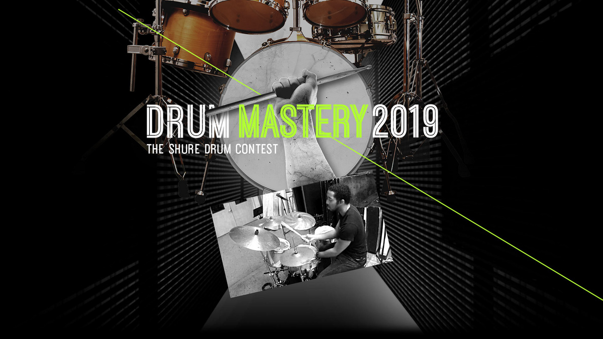 Der Gewinner des Shure "Drum Mastery 2019" Contests steht fest!