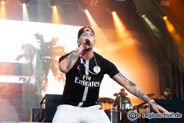 500 PS auf der Bühne - Böse Jungs: Bilder von Bonez MC & RAF Camora beim Deichbrand Festival 2019 