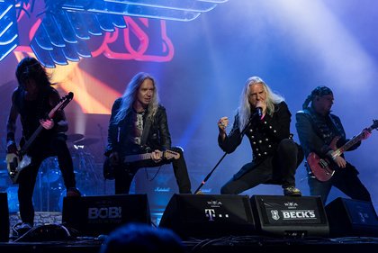 Denim and leather forever - Saxon: Bilder der Metal-Veteranen live beim Wacken Open Air 2019 