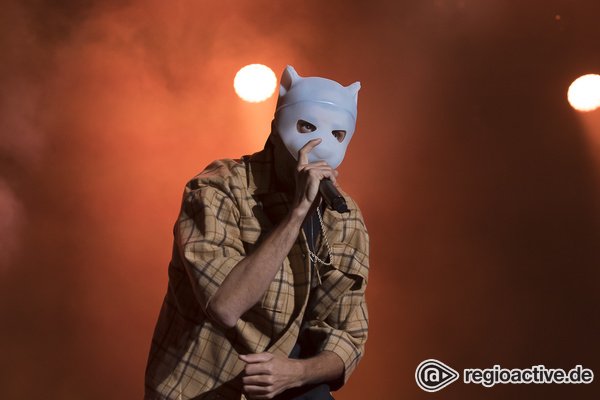 Rapper mit Maske - Tierisch gut: Fotos von Cro live beim Highfield Festival 2019 