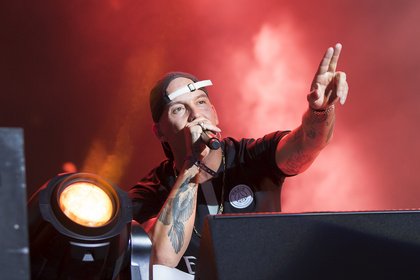 Brüder im Geiste - Bonez MC & RAF Camora: Bilder der Rapper live beim Highfield Festival 2019 