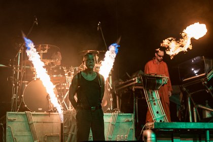 Feurig - Stahlzeit: Bilder der Rammstein-Coverband live beim Black Castle Festival 2019 