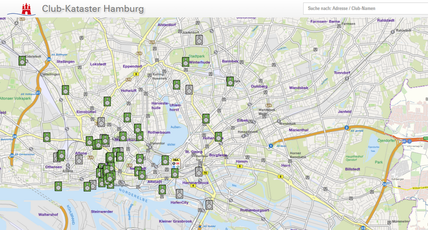 Club-Kataster des Clubkombinat Hamburg e.V. startet auf dem Reeperbahn Festival 2019