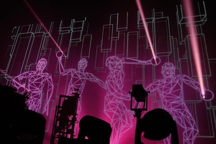 Brüder im Hintergrund - Effektvoll: Fotos von The Chemical Brothers live in der Festhalle Frankfurt 