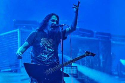 Skandinavischer Metal - Bilder von Hypocrisy als Vorgruppe von Amon Amarth live in Frankfurt 