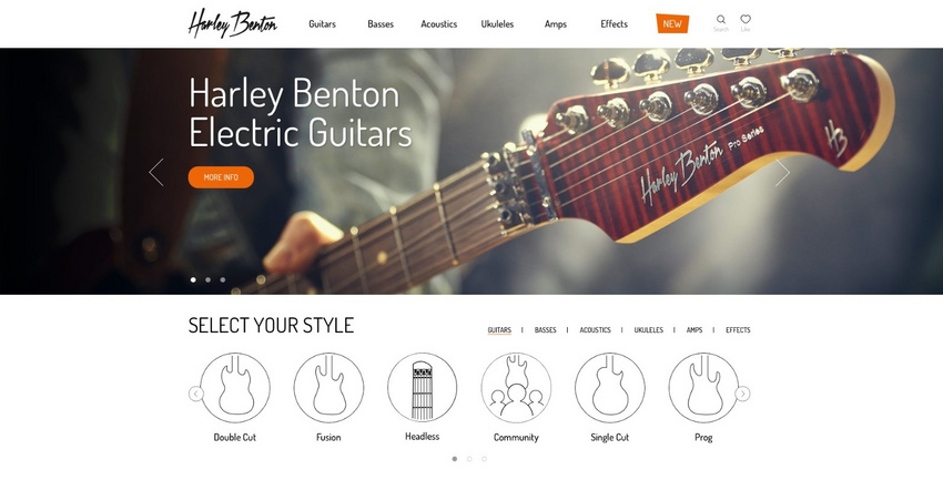 Harley Benton launcht eigenständige Website