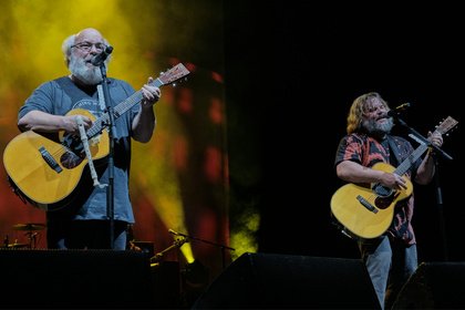 Gezeichnet und echt - Post-apokalyptisch: Fotos von Tenacious D live in der Festhalle Frankfurt 