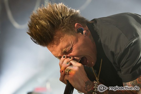 Die Kakerlaken sind los - Am Anschlag: Bilder von Papa Roach live in der Stadthalle Offenbach 