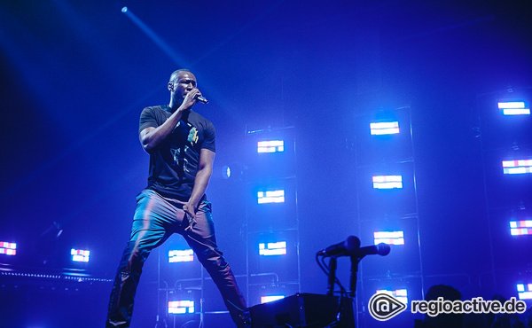 Volle Power - Grime-Rapper Stormzy bringt die Halle 45 in Mainz zum Beben 