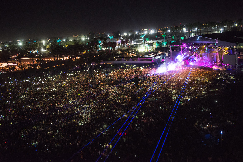 Das Coachella-Gelände in guten Zeiten