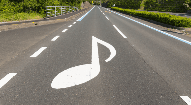 Musikalische Straßen – Melodien für unterwegs