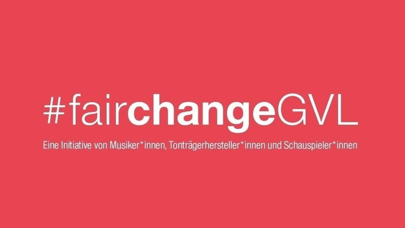 GVL zeigt sich überrascht über Änderungswünsche der #fairchangeGVL-Petition