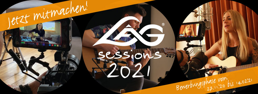 LAG Sessions 2021: Wunsch-Gitarre von LAG gewinnen und professionelles Video drehen!