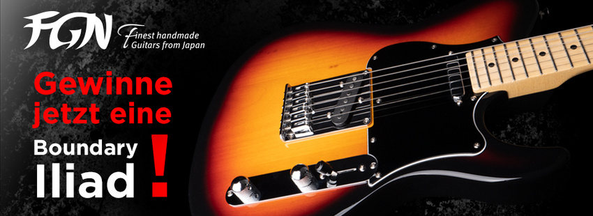 Gewinne eine FGN Boundary Iliad in 3-Tone Sunburst im Wert von 599 €!