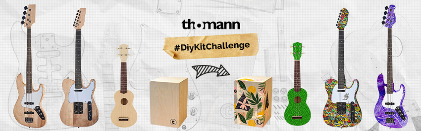 #DIYKitChallenge22 von Thomann: Instrument gestalten und 500-Euro-Gutschein gewinnen!