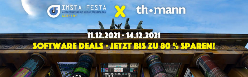 Imsta Festa Software Deals von Thomann – jetzt bis zu 80% bei Software sparen!