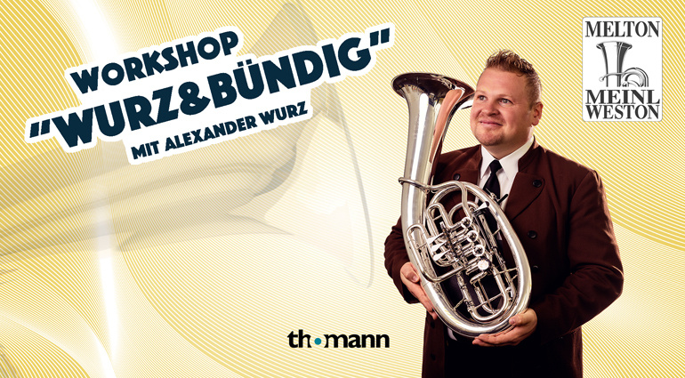 Brass-Workshop bei Thomann: Alexander Wurz mit Tipps zu Atmung, Intonation & Zungentechnik