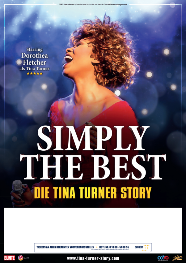Das umstrittene Plakat der Tina Turner-Tribute-Show 