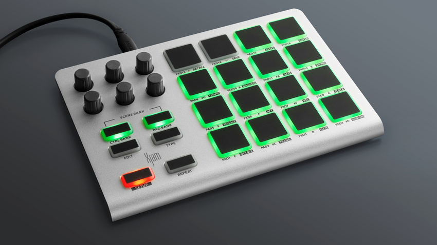 Hyperactive präsentiert: Xjam MIDI Performance Controller mit polyphonem Aftertouch