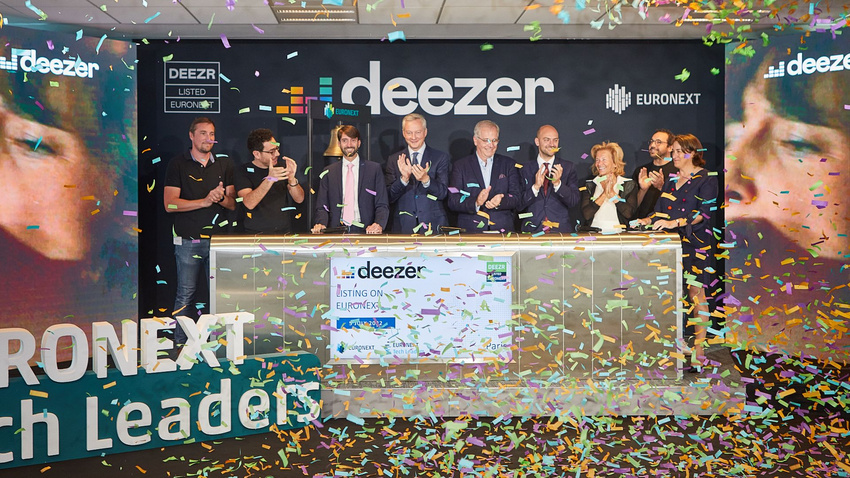 Deezer debütiert an der Pariser Börse