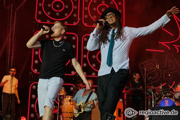 Bam Bam, die Zweite - Riesenparty: Fotos von Seeed live im Volkspark Mainz 