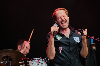 Der Gutsherr hat Erkältung - Gisbert mal anders: Fotos von Husten live beim Heimspiel Knyphausen 2022 